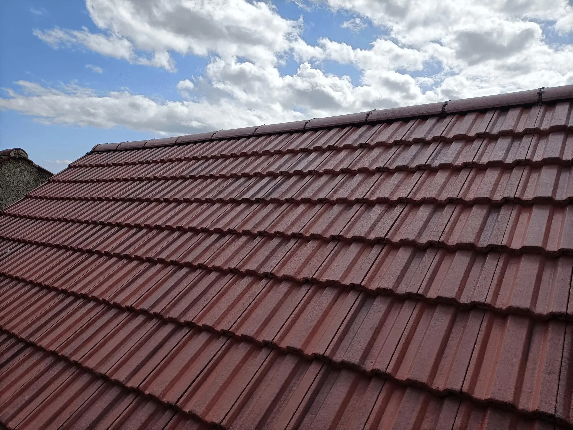 Clay tile roofing