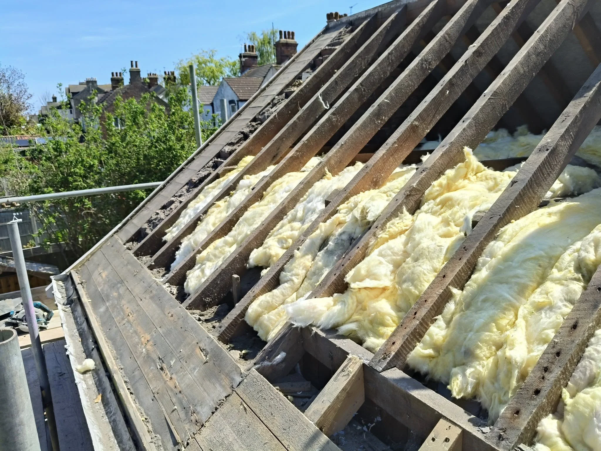 Energy efficient roof replacement