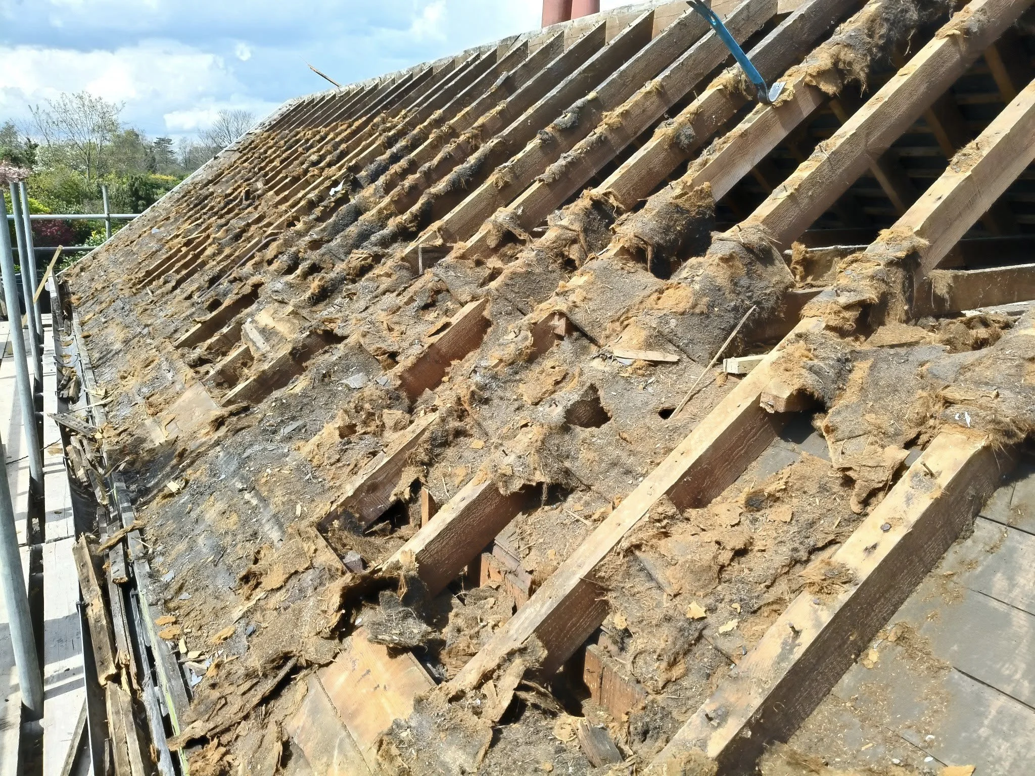 Age-related roof deterioration